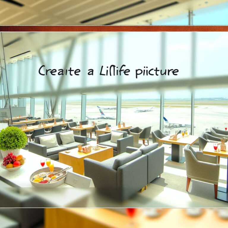 Travelers relaxing in an airport lounge with comfortable seating