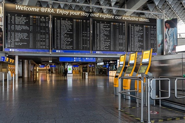 Family-friendly facilities and services at an international airport